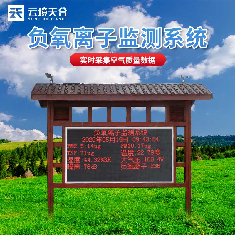 景區負氧離子監測站設備介紹